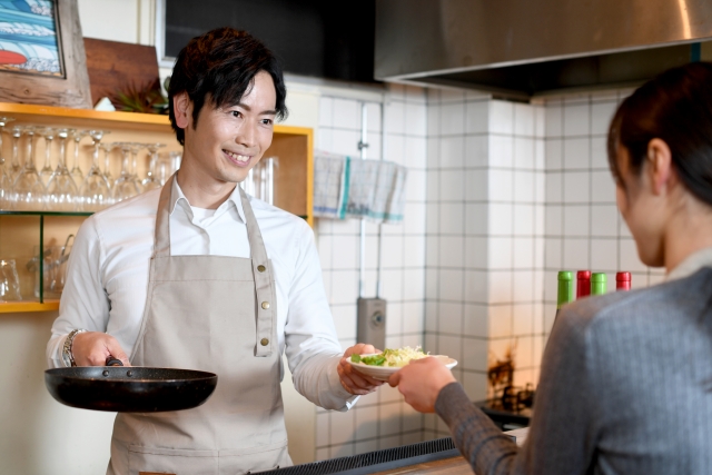 チームワークがいい飲食店